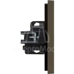 Розетка СП FORTE&amp;amp;PIANO FP316 16А с заземл. без защ. шторок винт. крепл. сер. IEK FP-R11-16-K03