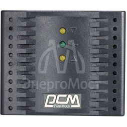 Стабилизатор напряжения TCA-1200 600Вт 1200В.А черн. POWERCOM 802506