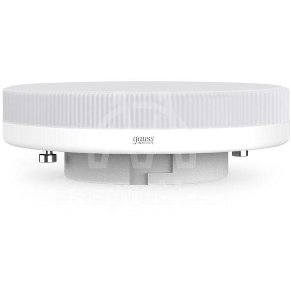 Лампа светодиодная Elementary 9Вт таблетка 6500К холод. бел. GX53 700лм GAUSS 83839