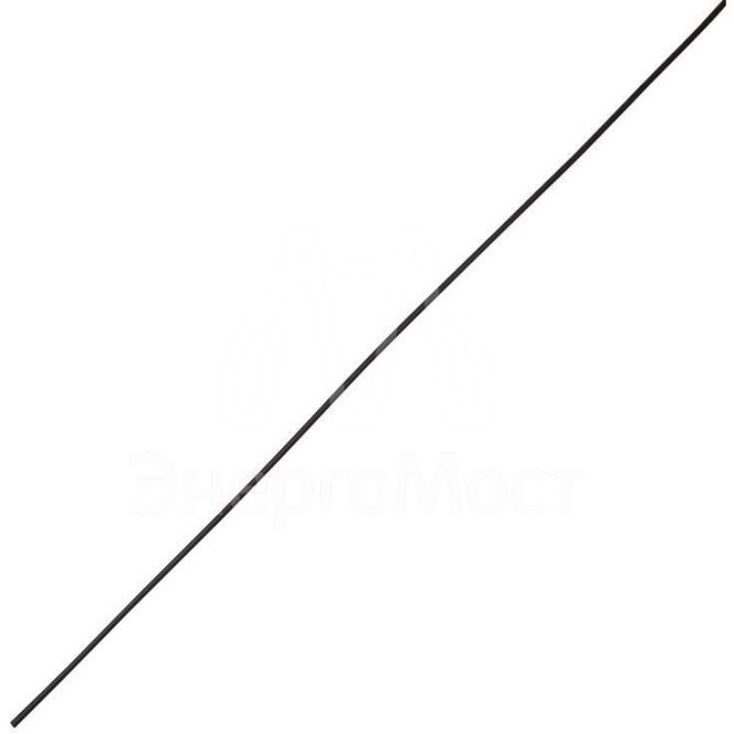 Трубка термоусадочная тонкостен. 4.8/1.6 с клеем (3:1) 1м черн. Rexant 20-4808