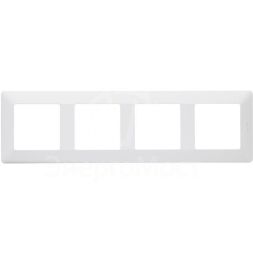 Рамка 4-м Valena Life универсальная бел. Leg 754004
