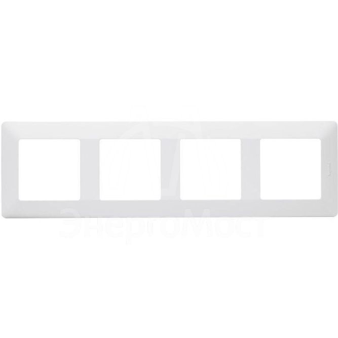Рамка 4-м Valena Life универсальная бел. Leg 754004