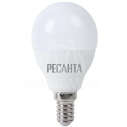 Лампа светодиодная РЕСАНТА LL-R-G45-7W-230-4K-E14