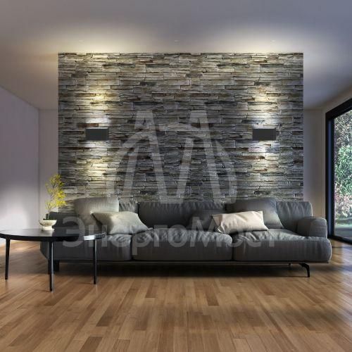 Светильник светодиодный WL41 GR 10Вт 3500К для интерьера/фасадов IP54 сер. Эра Б0054418