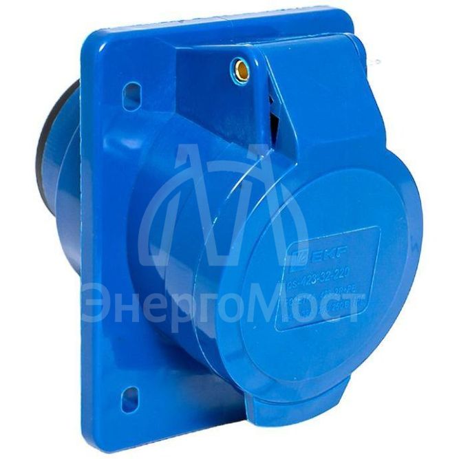 Розетка скрыт. уст. 32А 220В 2P+E IP44 (423) EKF ps-423-32-220