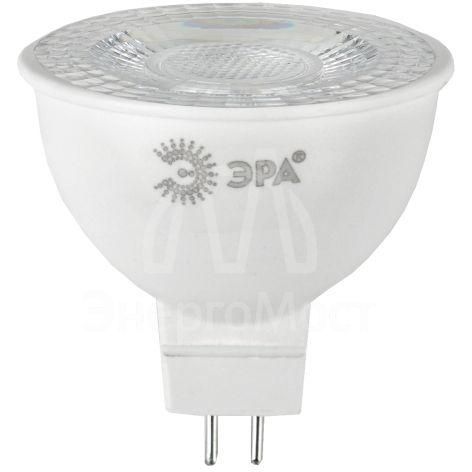 Лампа светодиодная STD LED Lense MR16-8W-840-GU5.3 8Вт MR16 софит 4000К нейтр. бел. GU5.3 650лм 170-265В линзованная Эра Б0054939