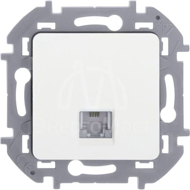 Розетка телефонная Inspiria RJ11 механизм бел. Leg 673820