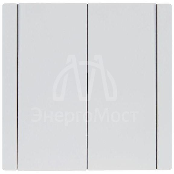 Выключатель 2-кл. СП FORTE&amp;amp;PIANO 10А FP205 бел. IEK FP-V20-0-10-1-K01