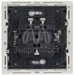 Выключатель 2-кл. СП FORTE&amp;amp;PIANO 10А FP205 бел. IEK FP-V20-0-10-1-K01