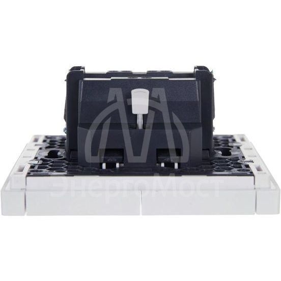 Выключатель 2-кл. СП FORTE&amp;amp;PIANO 10А FP205 бел. IEK FP-V20-0-10-1-K01