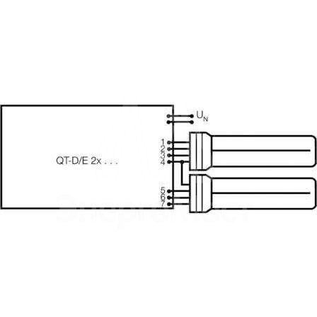 Лампа люминесцентная компакт. DULUX D/E 18W/840 G24q-2 OSRAM 4050300017617