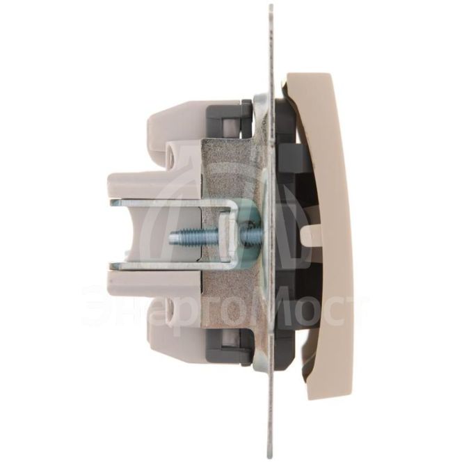 Механизм выключателя проходного 2-кл. 1п СП Karina 10А IP20 крем. LEZARD 707-0388-106