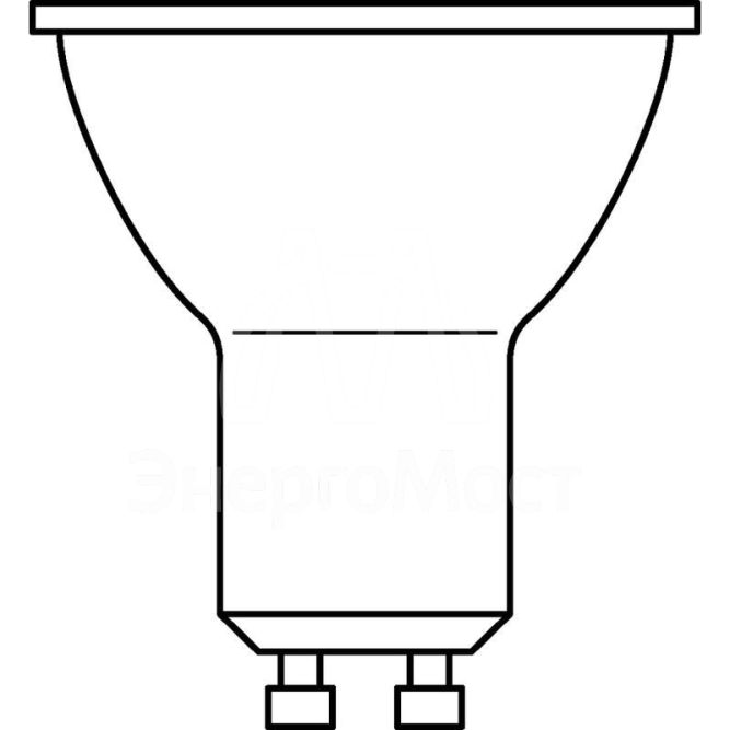 Лампа светодиодная LED Value LVPAR1635 5SW/865 230В GU10 2х5 RU (уп.5шт) OSRAM 4058075584839