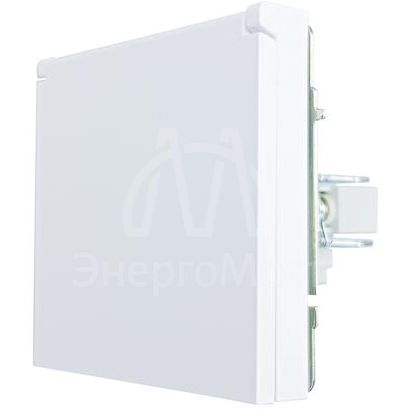 Розетка 1-мест. с/з с крышкой СП ZIMA 16А ПБТ безвинт. зажим бел. LEZARD 704-0288-123BQC