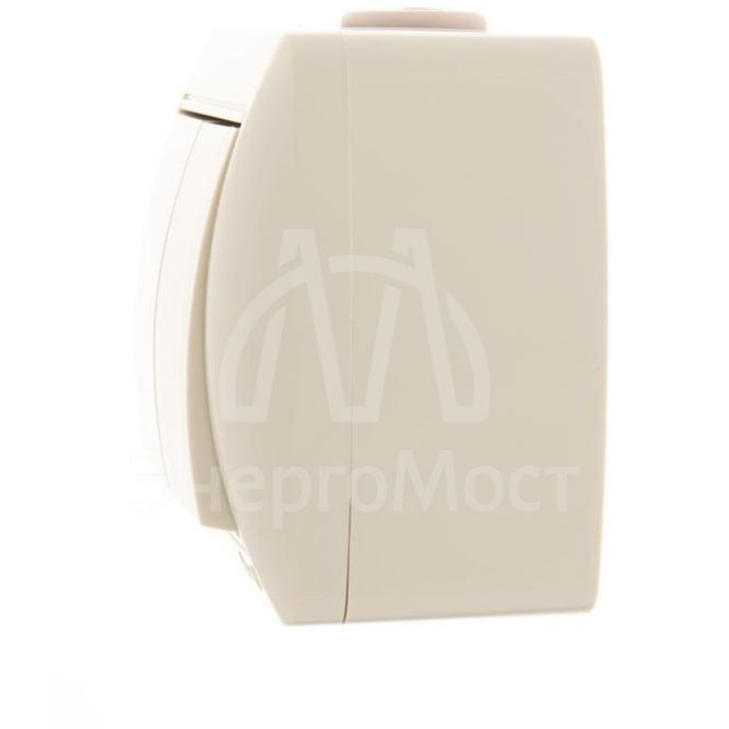 Выключатель 2-кл. ОП Ната 10А IP20 крем. LEZARD 710-0300-101