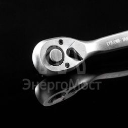 Ключ-трещотка для торцовых головок 1/2 СrV 72 зубца Kranz KR-12-8401