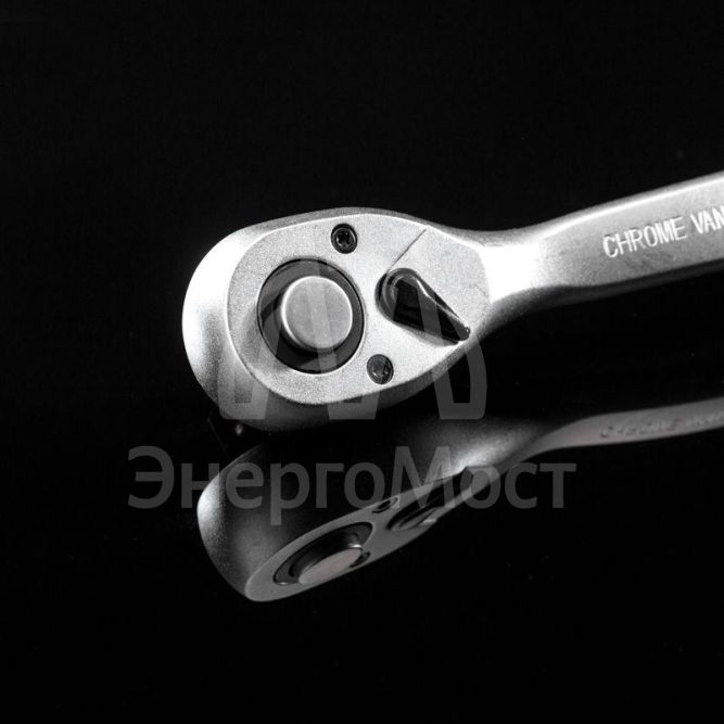 Ключ-трещотка для торцовых головок 1/2 СrV 72 зубца Kranz KR-12-8401