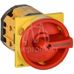 Переключатель кулачковый 16А (сх. 91) закрытая рукоятка авар. IEK MI-CS12-016-091