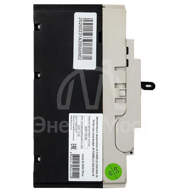 Выключатель автоматический 3п 250А 35кА AV POWER-2/3 TR AVERES EKF mccb-23-250-TR-av