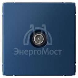 Розетка телевизионная оконечная TV ArtGallery 1дБ механизм аквамарин SE GAL001191