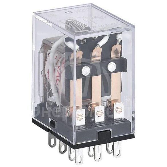 Реле промежуточное JZX-22F(D) 3 конт. с инд. LED 5А 220В AC CHINT 285361