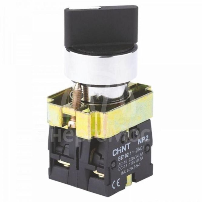 Переключатель NP2-BD53 3 полож. с возвратом 2НО IP40 CHINT 574852