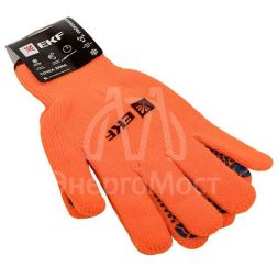 Перчатки рабочие ТОЧКА ЗИМА с ПВХ-покрытием утепленные (7 класс 9 разм) Professional EKF pe7ac-9-pro