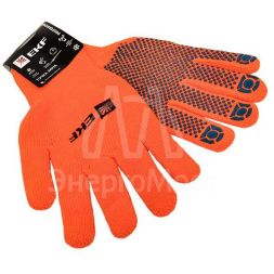 Перчатки рабочие ТОЧКА ЗИМА с ПВХ-покрытием утепленные (7 класс 9 разм) Professional EKF pe7ac-9-pro