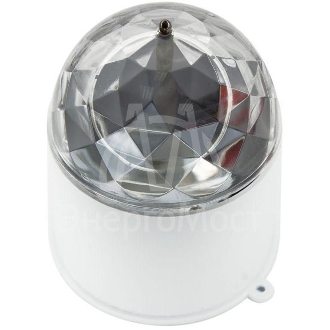 Лампа светодиодная &amp;quot;Диско&amp;quot; 3LED RGB 6Вт шар 220В многоцв. IP20 Neon-Night 601-252