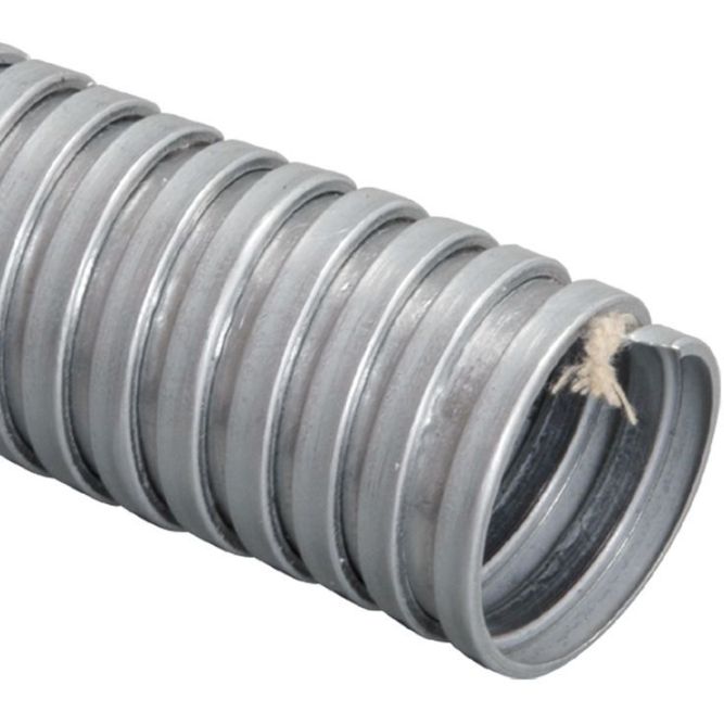 Металлорукав Р3-ЦХ-12 d12мм без протяжки ELASTA (уп.100м) IEK CM10-12-100