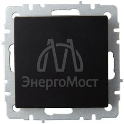 Выключатель 1-кл. СП BRITE ВС10-1-0-БрЧ 10А черн. IEK BR-V10-0-10-K02