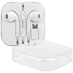 Наушники вкладыши с микрофоном ELX-WHP03-C01 проводные Type-C 1.2м коробка+бокс бел. ERGOLUX 15284
