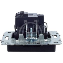 Розетка BRITE РС14-1-0-БрЧ 16А с заземл. защ. шторки черн. IEK BR-R14-16-K02