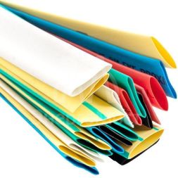 Набор трубок термоусадочных ТУТ нг тонкостен. 8/4 (7 цветов по 3шт 100мм) EKF tut-n-8