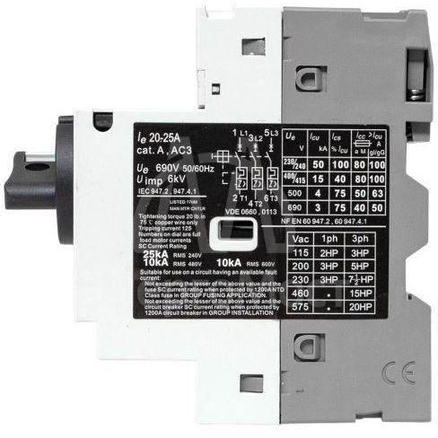 Выключатель автоматический для защиты двигателя GV2P 20-25А EKF gv2pm-25