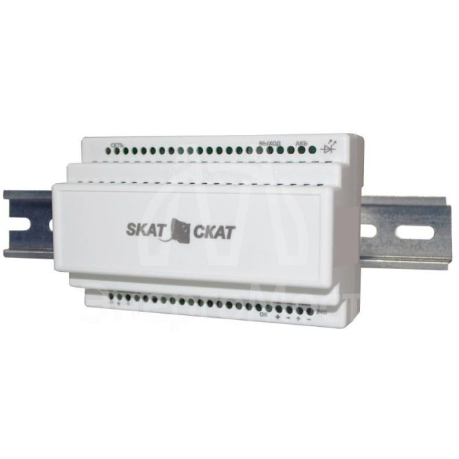 Источник бесперебойного питания СКАТ 1200М DIN 12В 2.5А внешняя АКБ 7-12А.ч холодный пуск СС ТР ПБ Бастион 83