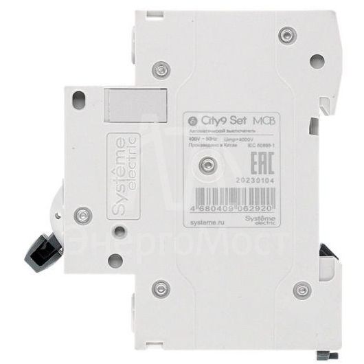 Выключатель автоматический (АВ) B 10А 2P 4.5кА 230В City9 Set SE C9F14210