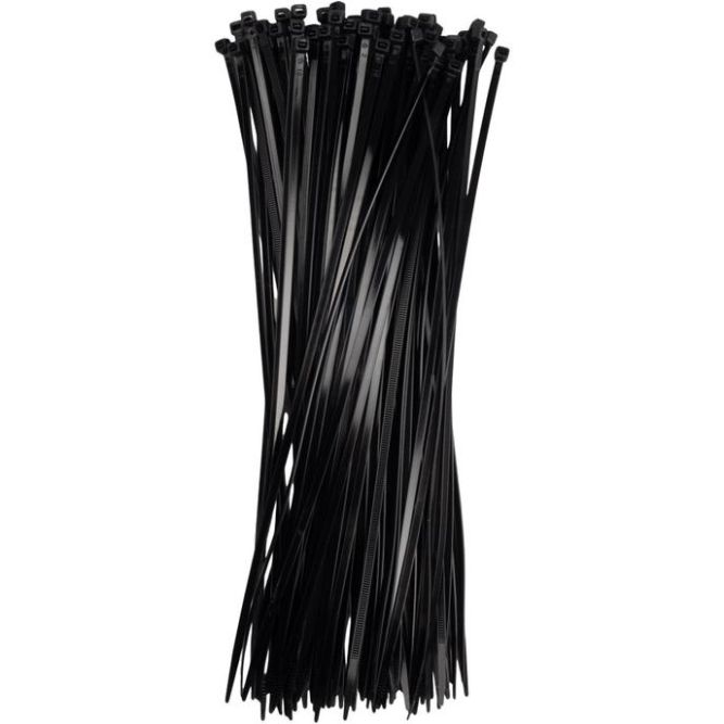 Хомут кабельный PCT 4.8х350-100BL 4.8х350 PA6.6 черн.(уп.100шт) JazzWay 5054660