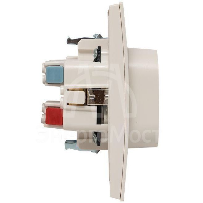 Розетка 2-м СП Стокгольм 16А IP20 с заземл. защ. шторки бел. PROxima EKF EXR16-128-10