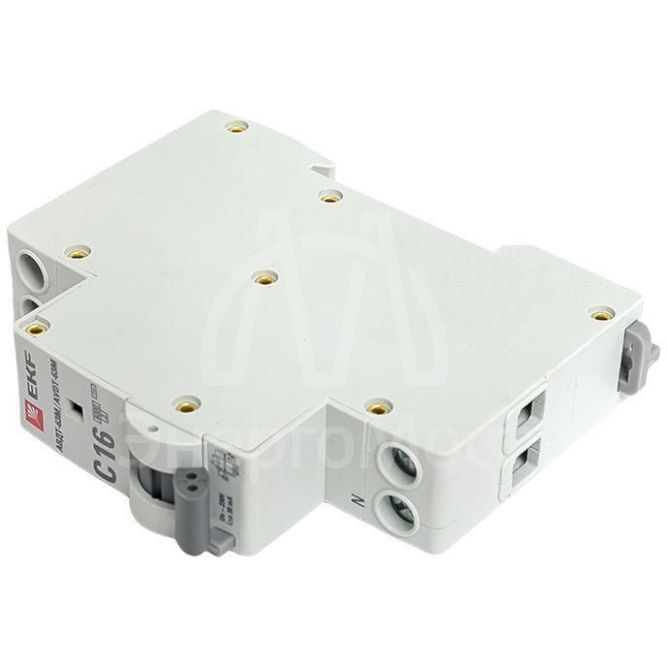 Выключатель автоматический дифференциального тока 1мод. C 16А 30мА тип AC 6кА АВДТ-63М (электрон.) PROxima EKF DA63M-16-30