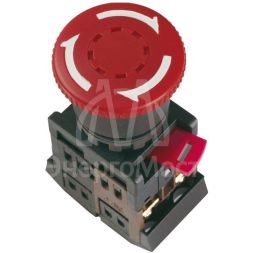 Кнопка AE-22 &amp;quot;Грибок&amp;quot; красн. IEK BBG10-AE-K04