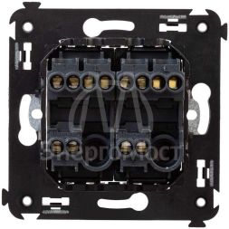 Переключатель 2-кл. СП Avanti &amp;quot;Черный матовый&amp;quot; DKC 4412114