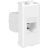 Розетка компьютерная 1мод. Avanti &amp;quot;Белое облако&amp;quot; RJ45 кат.5E без шторок модульная механизм DKC 4400661