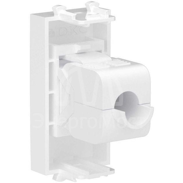 Розетка компьютерная 1мод. Avanti &amp;quot;Белое облако&amp;quot; RJ45 кат.5E без шторок модульная механизм DKC 4400661