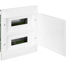 Щиток пластиковый встраиваемый Practibox S (в полые стены) 2х12 бел. дверь Leg 135562