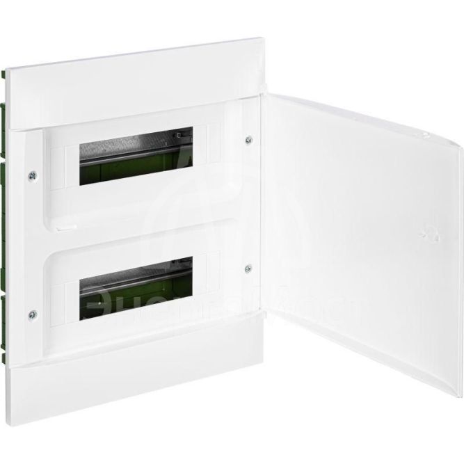 Щиток пластиковый встраиваемый Practibox S (в полые стены) 2х12 бел. дверь Leg 135562