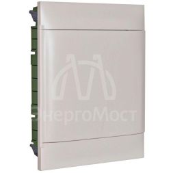 Щиток пластиковый встраиваемый Practibox S (в полые стены) 2х12 бел. дверь Leg 135562