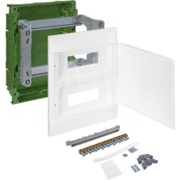 Щиток пластиковый встраиваемый Practibox S (в полые стены) 2х12 бел. дверь Leg 135562