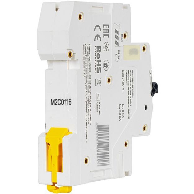 Выключатель автоматический 1п C 1А M06N ARMAT IEK AR-M06N-1-C001