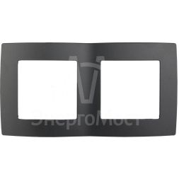 Рамка 2-м 12-5002-05 антрацит ЭРА Б0014755